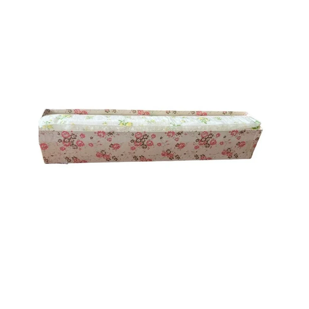 Vintage Poly Fab Scented Drawer Liner White Floral & Angel Print Original Box